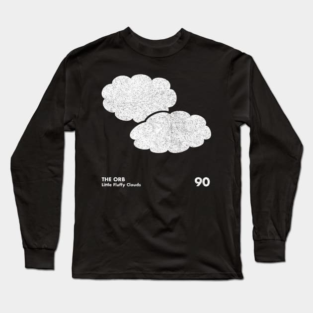 The Orb / Little Fluffy Clouds / Minimal Artwork Long Sleeve T-Shirt by saudade